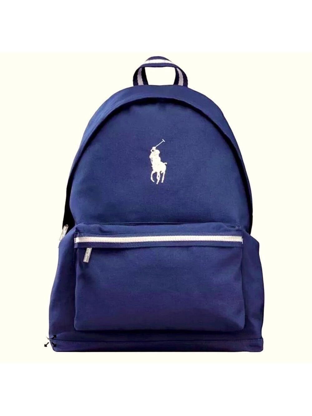 Polo Ralph Lauren Navy Canvas Backpack New